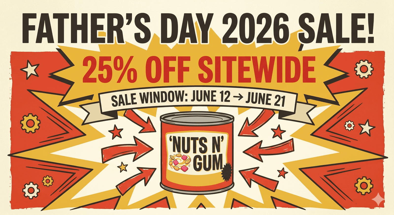 Father's Day 2026 Sale — 25% off sitewide